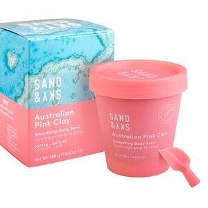 NIB Sand & Sky Australian Pink Clay Smoothing Body Sand. 6.4 oz